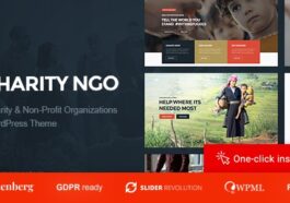 Charity NGO Nulled Donation & Nonprofit Organization WordPress Theme Free Download