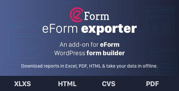 Exporter for eForm Nulled Reports and Submissions Free Download