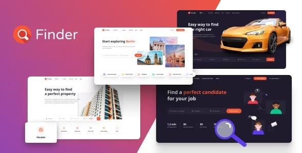 Finder Nulled Multipurpose Directory & Listing WordPress theme Free Download