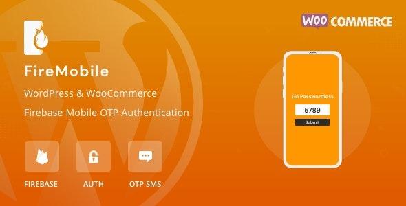 FireMobile Nulled WordPress & WooCommerce Firebase Mobile OTP authentication Free Download