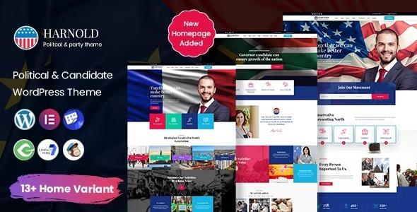 Harnold Political WordPress Theme Nulled