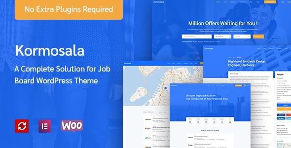 Kormosala Job Board WordPress Theme Nulled