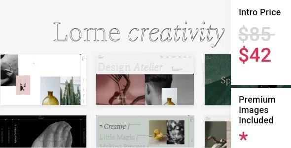 Lorne Nulled Creative Portfolio Theme Free Download