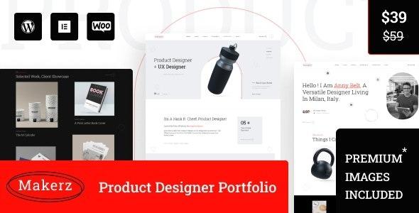 Makerz Nulled Portfolio & Product Startup WordPress Theme Free Download 