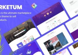 Marketum Nulled Digital Product Marketplace WordPress Theme Free Download