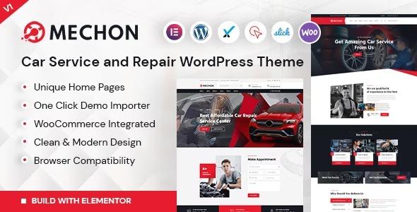 Mechon Nulled Car Service & Repair WordPress Theme Free Download