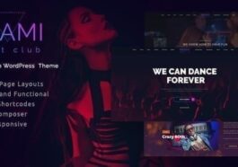 Miami Night Club Nulled WordPress Theme Free Download