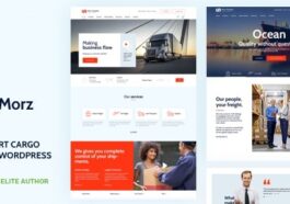 Morz Transport Cargo Logistics WordPress Nulled