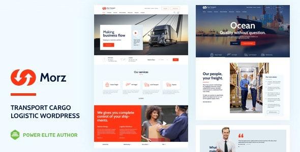 Morz Transport Cargo Logistics WordPress Nulled