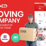 MoversGo Nulled Moving Company Modern WordPress Elementor Theme Free Download