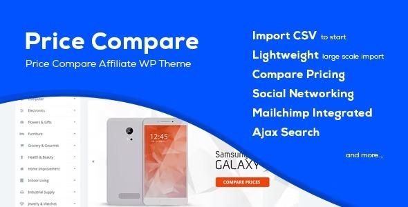 Price Compare Cost Comparison WordPress Theme Nulled