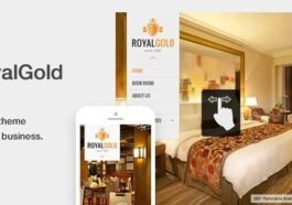 RoyalGold Nulled A Luxury & Responsive Hotel or Resort Theme For WordPress Free Download