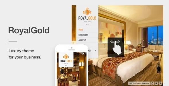 RoyalGold Nulled A Luxury & Responsive Hotel or Resort Theme For WordPress Free Download