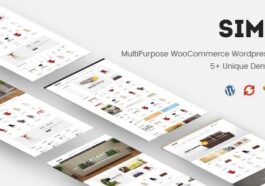 Simen Nulled MultiPurpose WooCommerce WordPress Theme Free Download