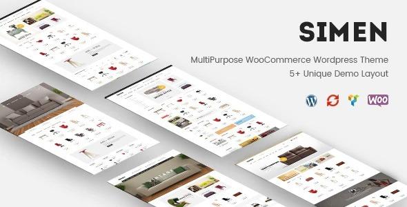 Simen Nulled MultiPurpose WooCommerce WordPress Theme Free Download