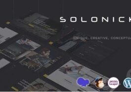 Solonick Personal Portfolio WordPress Theme Nulled