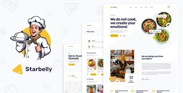 Starbelly Restaurant WordPress Theme Nulled