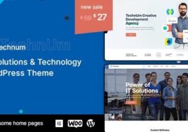 Technum Nulled IT Solutions & Technology WordPress Theme Free Download