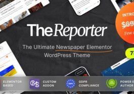 The Reporter Newspaper Editorial WordPress Theme Nulled