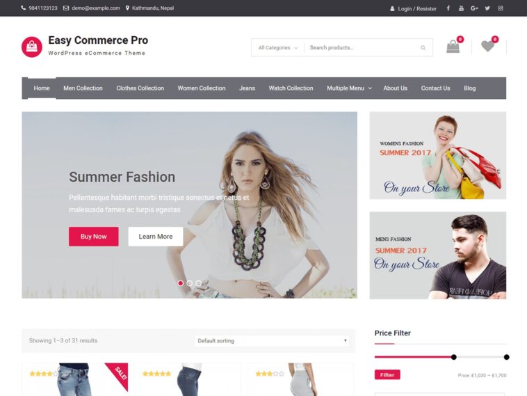 free download Easy Commerce Pro nulled