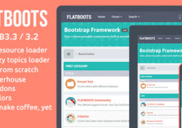 free download FLATBOOTS High-Performance and Modern Theme For phpBB nulled