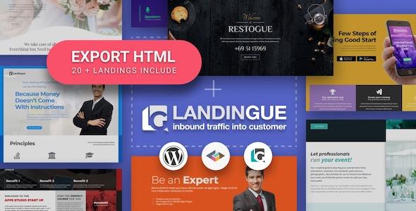 free download Landingue - Landing and One Page Builder Plugin for WordPress Site nulled