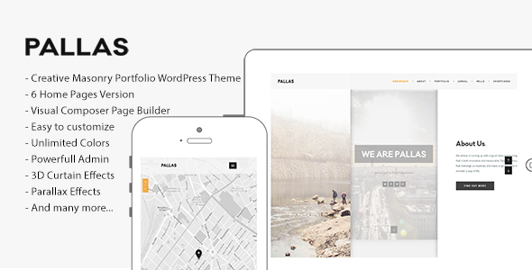 free download Pallas - Creative Multi-Purpose WordPress Theme nulled