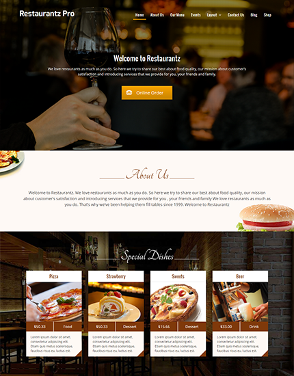 free download Restaurantz Pro nulled