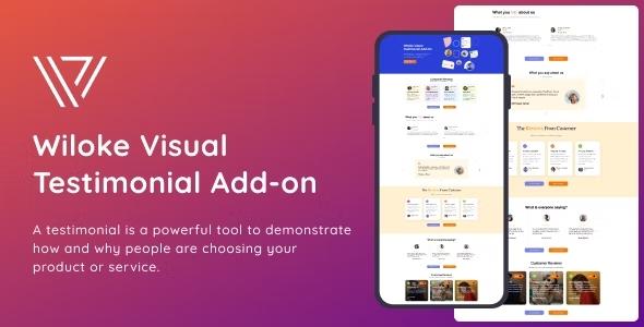 free download Wiloke Visual Testimonial nulled