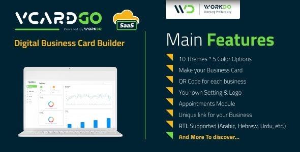 vCardGo SaaS – Digital Business Card Builder Nulled