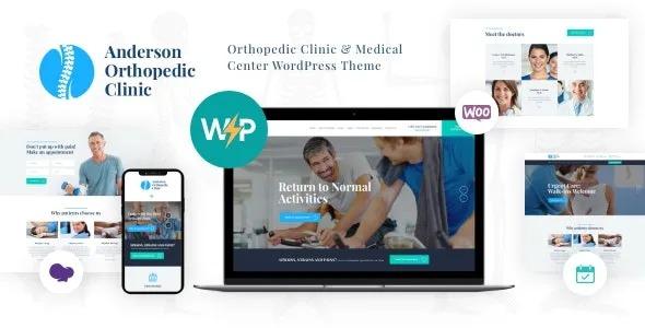 Anderson Orthopedic Clinic & Medical Center WordPress Theme Nulled Free Download