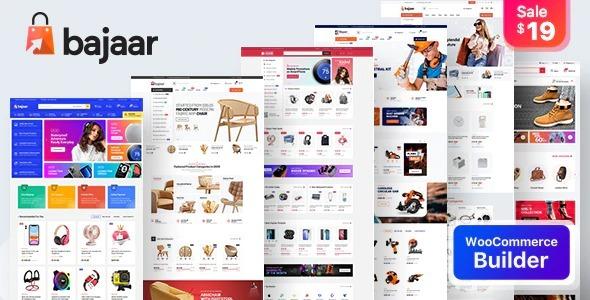 Bajaar Nulled Highly Customizable WooCommerce WordPress Theme Free Download