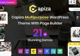 Capiza Multipurpose Business & Agency WordPress Theme Nulled