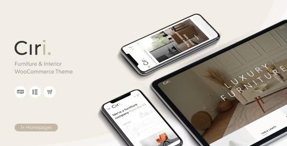 Ciri Nulled Furniture & Interior WooCommerce Theme Free Download