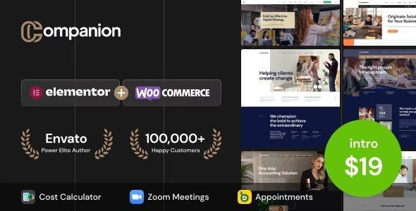 Companion – Corporate Business WordPress Theme Nulled