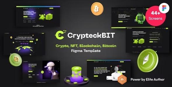 Crypteck – ICO Landing Page & Crypto WordPress Theme Nulled