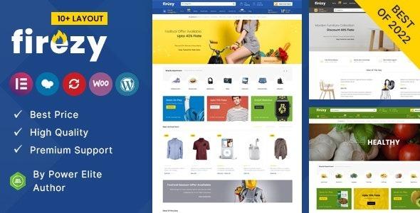 Firezy WP Elementor Multi-purpose WooCommerce Theme Nulled Free Download