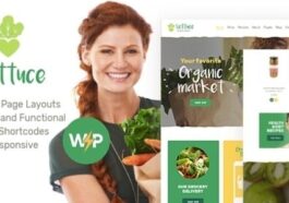 Lettuce Organic Food & Eco Online Store Products WordPress Theme Nulled Free Download