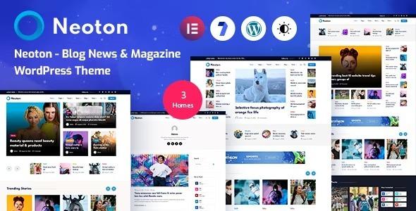 Neoton Nulled News Magazine WordPress Theme Free Download