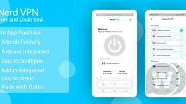 Nerd VPN Flutter VPN App for Android with IAP Nulled