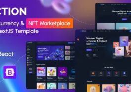 Oction NFT Marketplace React NextJs Template Nulled Free Download