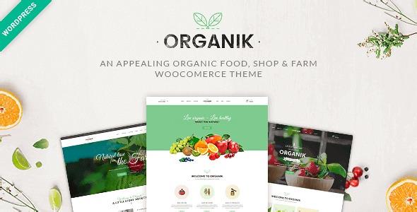 Organik Organic Food Store WordPress Theme Nulled Free Download