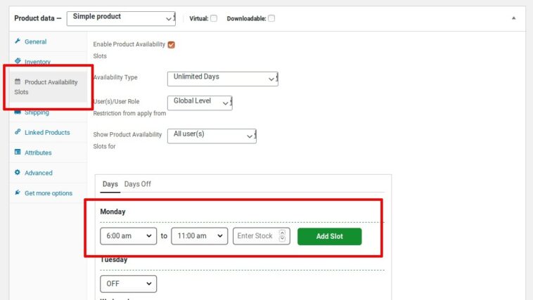 Product Availability Slots for WooCommerce Nulled