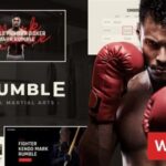 Rumble Boxing & Mixed Martial Arts Fighting WordPress Theme Nulled