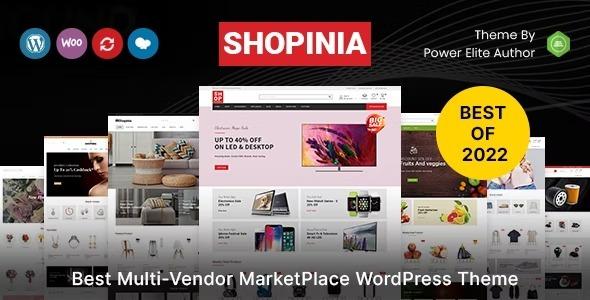 Shopinia – Multipurpose WooCommerce Theme Nulled