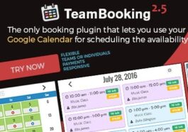 Team Booking WordPress Booking System Nulled