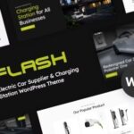 The Flash Electric Car Supplier & Charging Station WordPress Theme Nulled