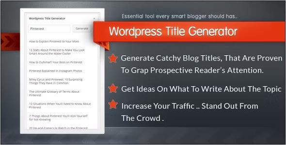 Wordpress Title Generator Plugin Nulled Free Download