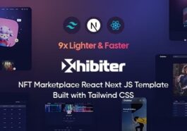 Xhibiter Nulled NFT Marketplace React NextJS Template Free Download