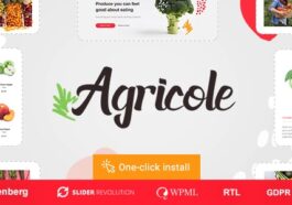 free download Agricole - Organic Food & Agriculture WordPress Theme nulled